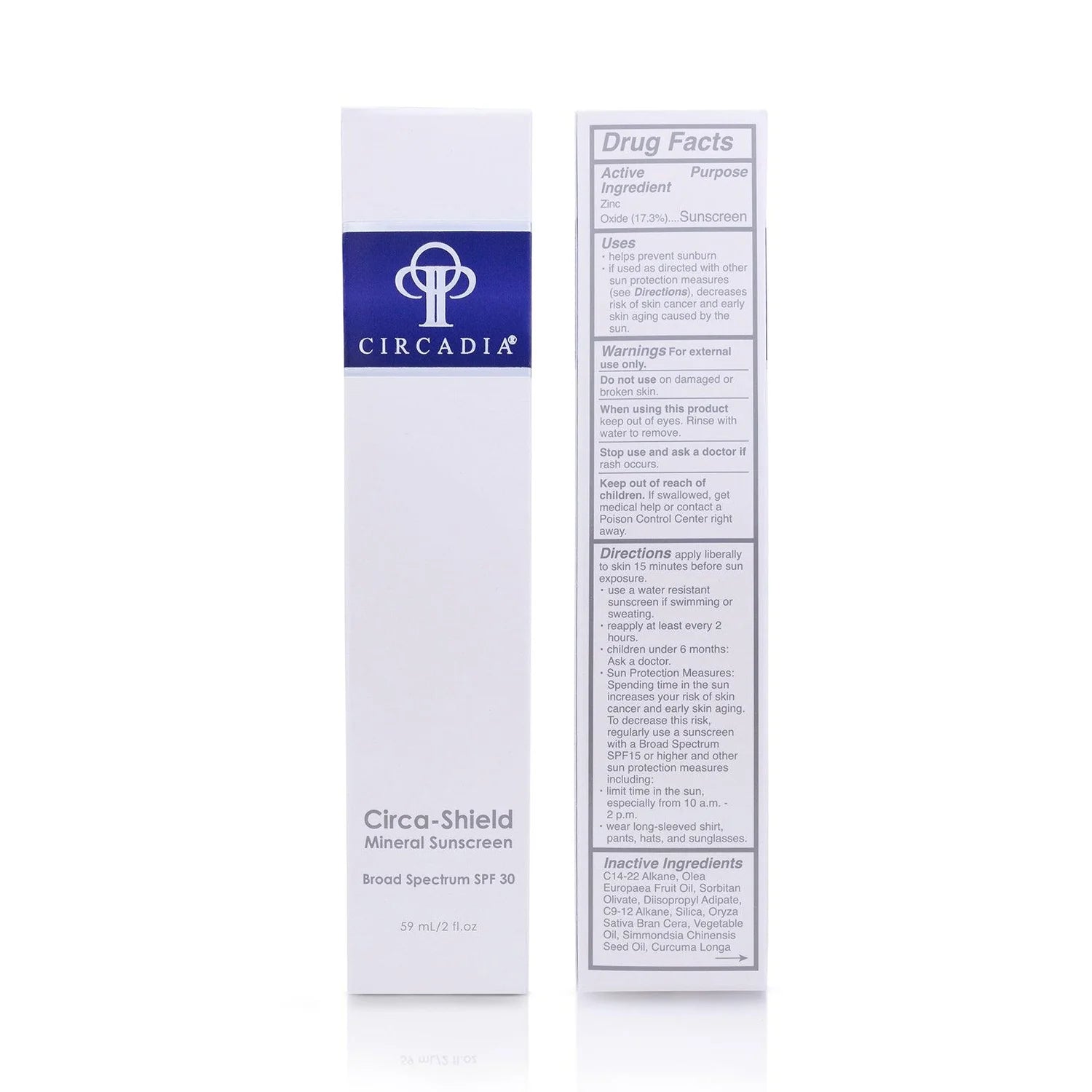 Circa-Shield Mineral Sunscreen Spf 30